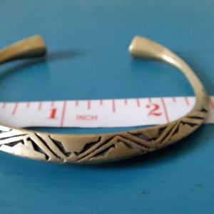 carved bracelet, Tuareg inspired